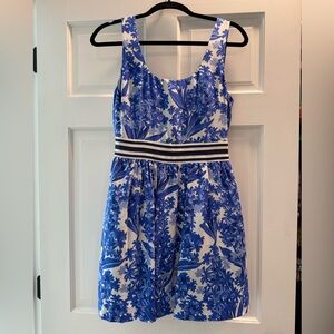 JUICY COUTURE Hyacinth Silk floral full Dress